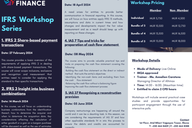 IFRS Workshop Series